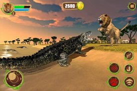 Furious Lion Vs Angry Anaconda Snake screenshot 8