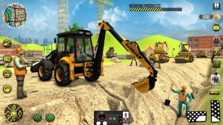City Road Builder Construction Excavator Simulator screenshot 0