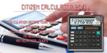 Citizen Calculator 2017 screenshot 6