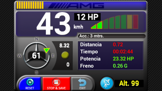 Car Performance Meter, speedometer gauge with gps screenshot 6
