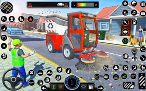 Camion à ordures Offroad: Jeux de conduite screenshot 7