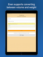 Cooking Conversion Calculator screenshot 0