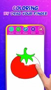 Fruits & Vegetable Coloring Book Game screenshot 4