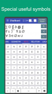 CharBoard - unicode symbols charMap character map screenshot 4
