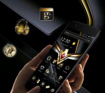 Золотая черная бизнес-тема screenshot 5
