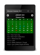 Mizoram Calendar 2023 screenshot 0