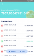 GNC Wallet screenshot 1