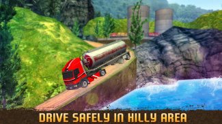 Uphill Oil Truck Simulator - Transporter 2018 screenshot 2