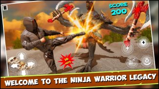 Ninja Shadow Fighter - ниндзя герой: файтинги screenshot 1