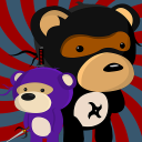 Ninja Bear 🐻 Slingshot Shooter Game Icon