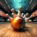 Bowl Pin Strike Deluxe 3D Icon