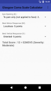 Glasgow Coma Scale (GCS) Calculator screenshot 3