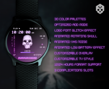 Animated Skull Watch Face screenshot 2