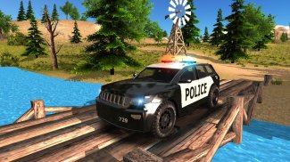 Police Car Driving Offroad screenshot 2