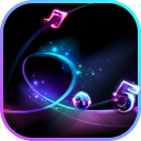 Neon Colorful blue Purple Light Theme