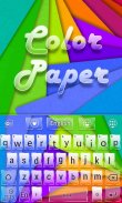Color Paper GO Keyboard Theme screenshot 1