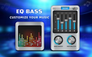 Equalizer, Bass booster & Penguat volume - EQ screenshot 4