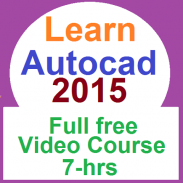 learn free Autocad 2015 - full free video course screenshot 0