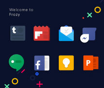 Frozy / Material Design Icon Pack screenshot 8