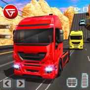 Highway Truck Racer: Game Mengemudi Truk Tanpa screenshot 10