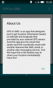 GPS to SMS screenshot 1