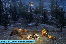 Sobrevivência da Família Urso Polar jogo de urso screenshot 2