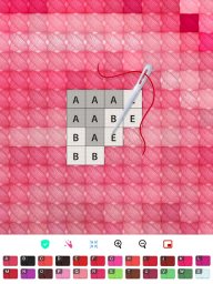 Color by Letter: Sewing game screenshot 1