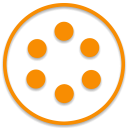 Stamped Orange SL Theme Icon