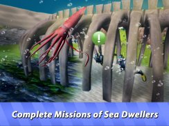 Ocean Squid Simulator - dive into animal survival! screenshot 5