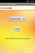 Call and SMS Blocker screenshot 1