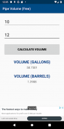 Pipe Volume Calculator (Free): Gallons & Barrels screenshot 1