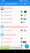 Contact-Mobile Operators screenshot 0