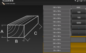 Calculator Bauholz screenshot 2