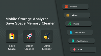 Mobile Storage Analyzer: Save Space Memory Cleaner screenshot 1