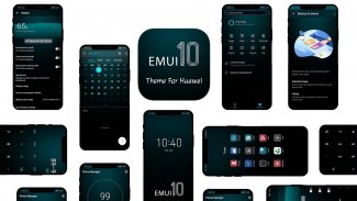 Dark Emui-10 Theme for Huawei screenshot 6