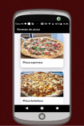 Pizza Recipe App in Spanish screenshot 1