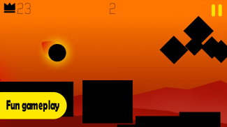 Fireball Adventure - 2d ball runner screenshot 2