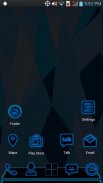 Next Launcher - Blue Theme screenshot 0