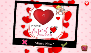 Cupid Madness - Rain of hearts screenshot 1