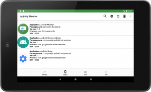 Activity Monitor: cpu, bateria screenshot 5