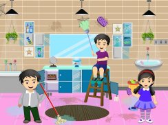 Pretend Play Hotel Cleaning: Doll House Fun screenshot 6