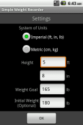 Simple Weight Recorder screenshot 4