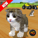 ATV Bike Cat Simulator Transport Trolley Driver Icon