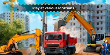 Heavy Excavator - Real Crane Driving Simulator 3D screenshot 0