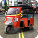 Driver Moto Rikshaw Simulator Icon