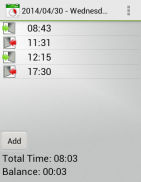 Hours Bank screenshot 2
