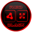 Flat Black and Red Icon Pack ✨Free✨ Icon