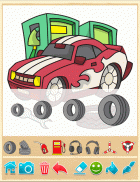 Carros colorir jogo screenshot 1