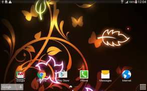 Glowing Flowers Live Wallpaper screenshot 2