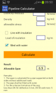 Pipeline Calculator screenshot 2